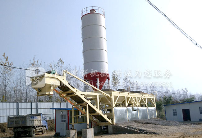 爱游戏·体育-爱游戏(中国)ZWB400稳定土拌和站一体机驻扎河北秦皇岛