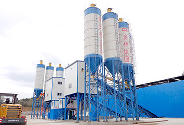 HZS270混凝土搅拌站(图5) 柳州双120混凝土搅拌站